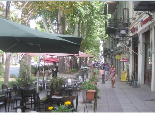 Evrika Apartments On Rustaveli Avenue Tbilisi ภายนอก รูปภาพ